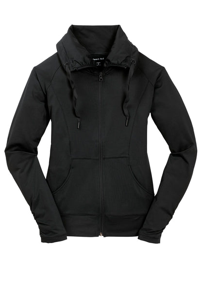 Sport-Tek Women's Sport-Wick Stretch Full-Zip Jacket. LST852