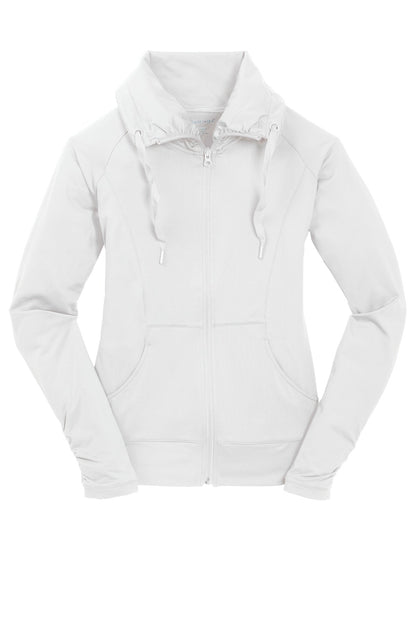 Sport-Tek Women's Sport-Wick Stretch Full-Zip Jacket. LST852