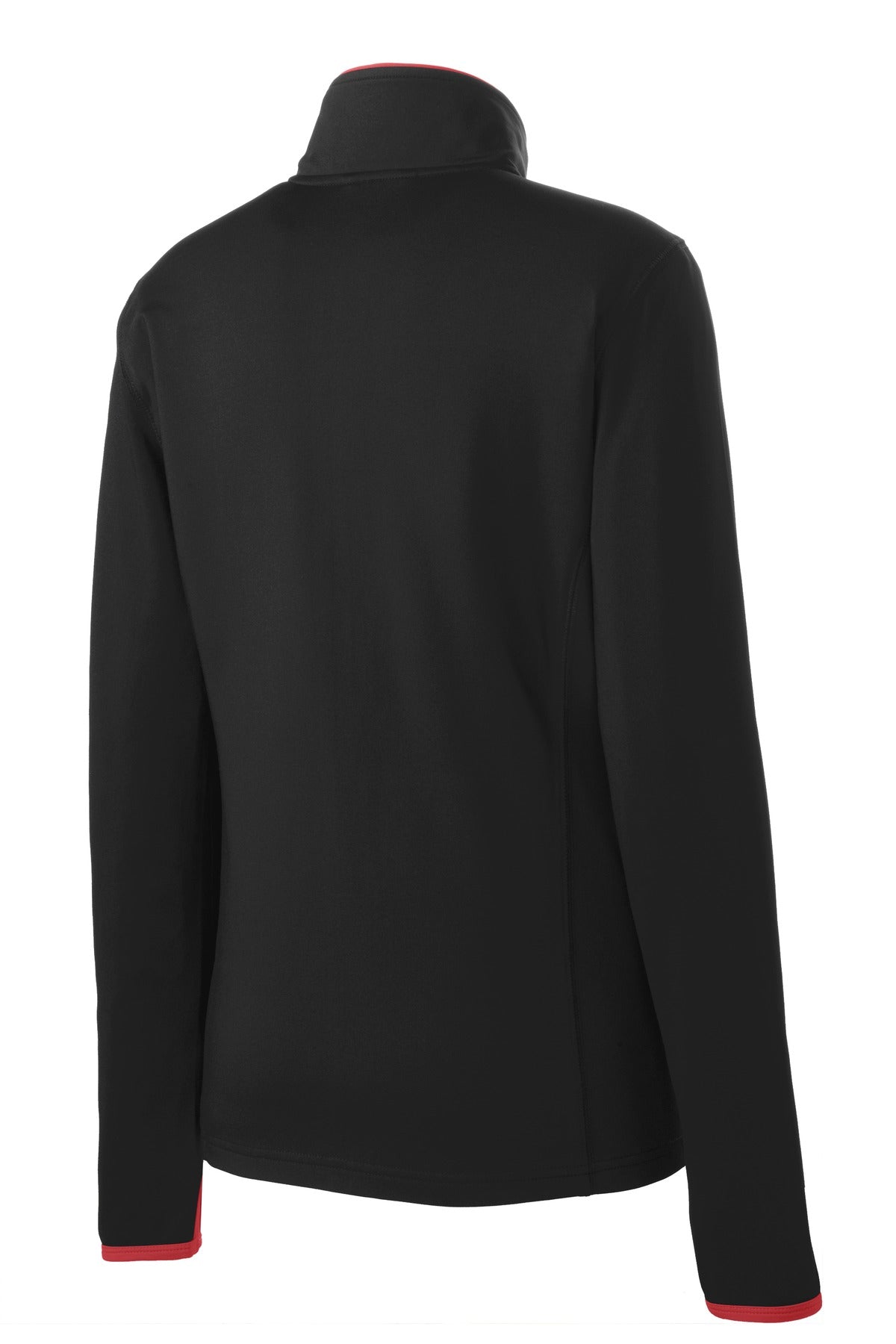 Sport-Tek Women's Sport-Wick Stretch Contrast Full-Zip Jacket.  LST853