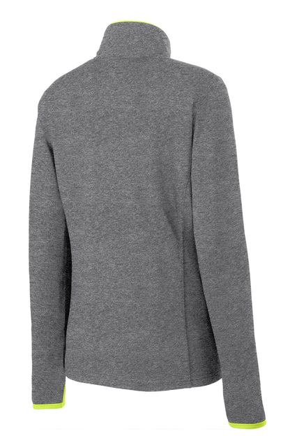 Sport-Tek Women's Sport-Wick Stretch Contrast Full-Zip Jacket.  LST853