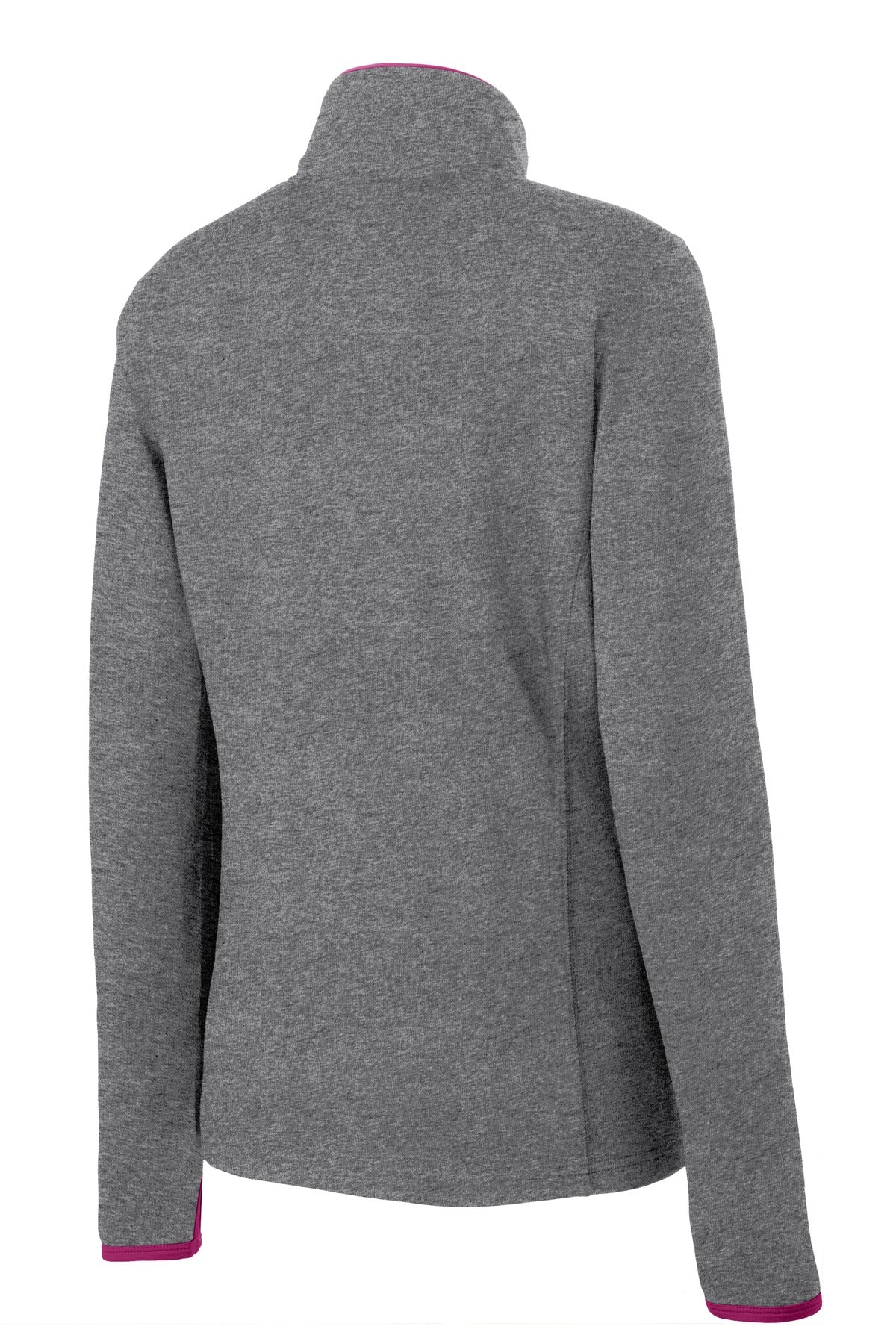 Sport-Tek Women's Sport-Wick Stretch Contrast Full-Zip Jacket.  LST853