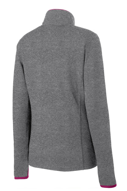 Sport-Tek Women's Sport-Wick Stretch Contrast Full-Zip Jacket.  LST853