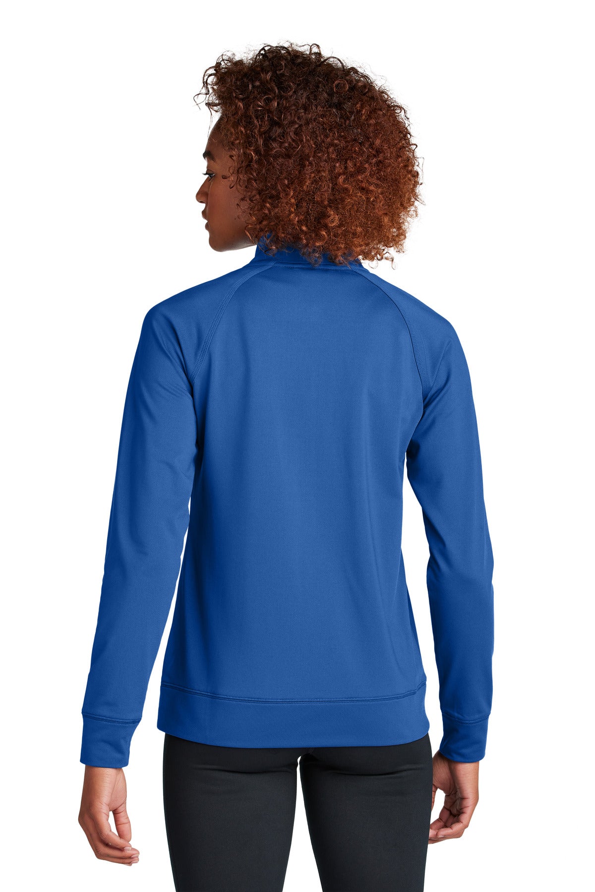 Custom Embroidered Sport-Tek Women's Sport-Wick Stretch Full-Zip Cadet Jacket LST857,True Royal