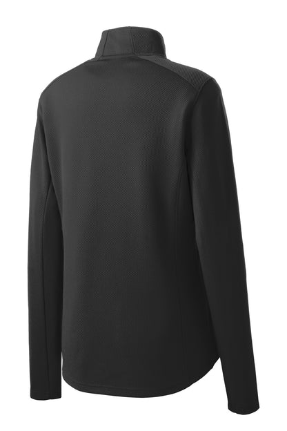 Sport-Tek Women's Sport-Wick Textured 1/4-Zip Pullover.  LST860