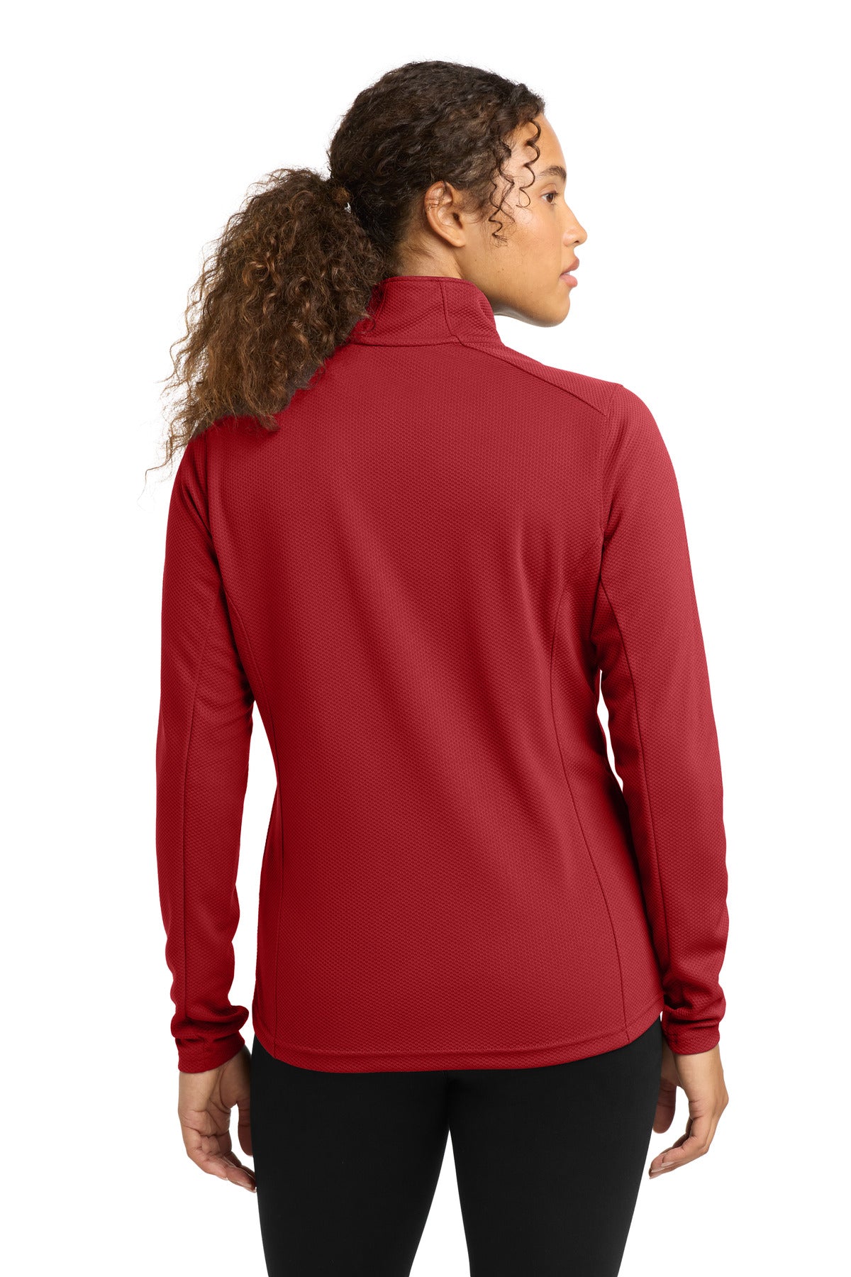 Custom Embroidered Sport-Tek Activewear in Deep Red