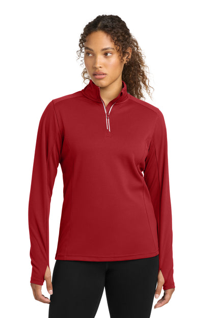 Custom Embroidered Sport-Tek Activewear in Deep Red