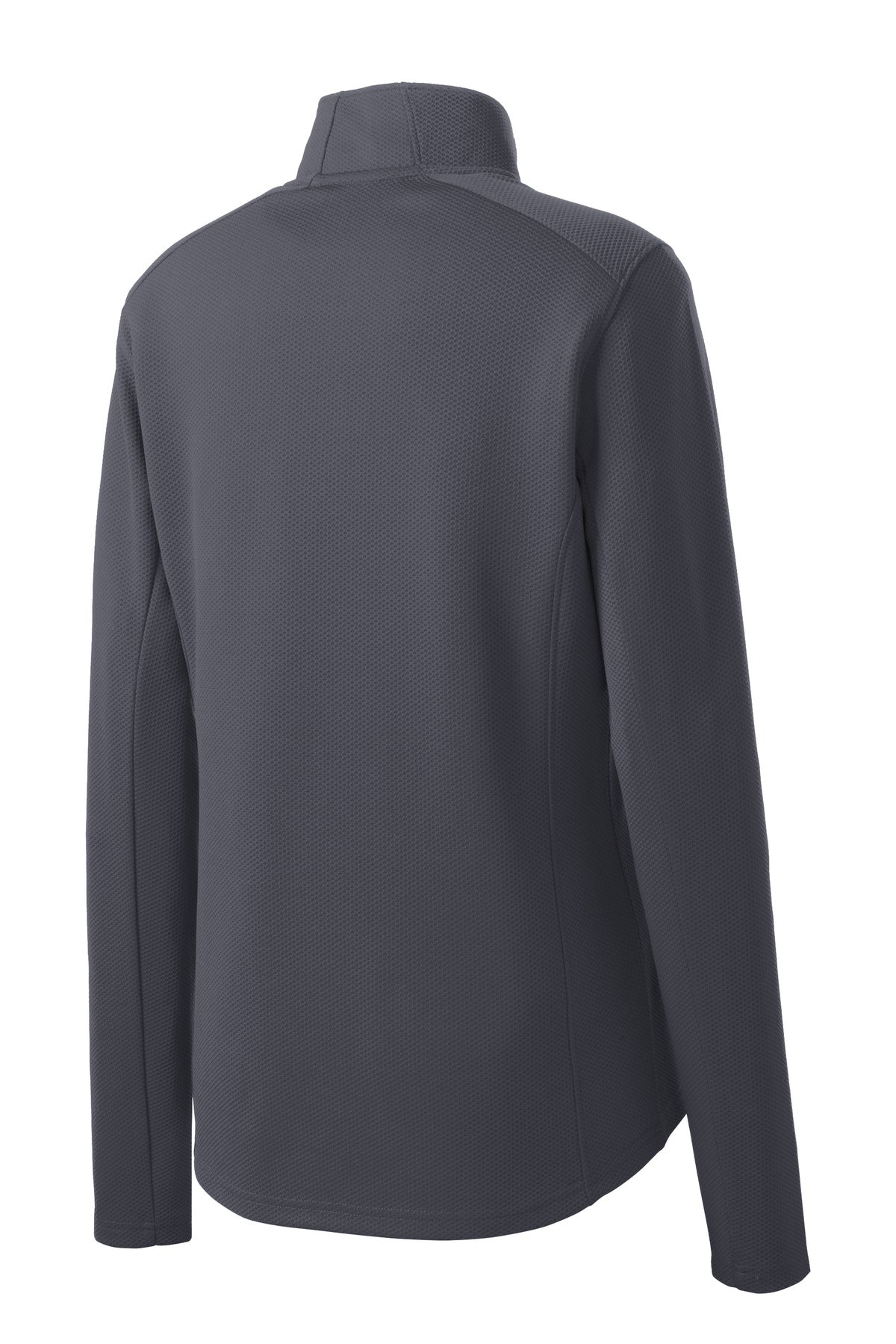 Sport-Tek Women's Sport-Wick Textured 1/4-Zip Pullover.  LST860
