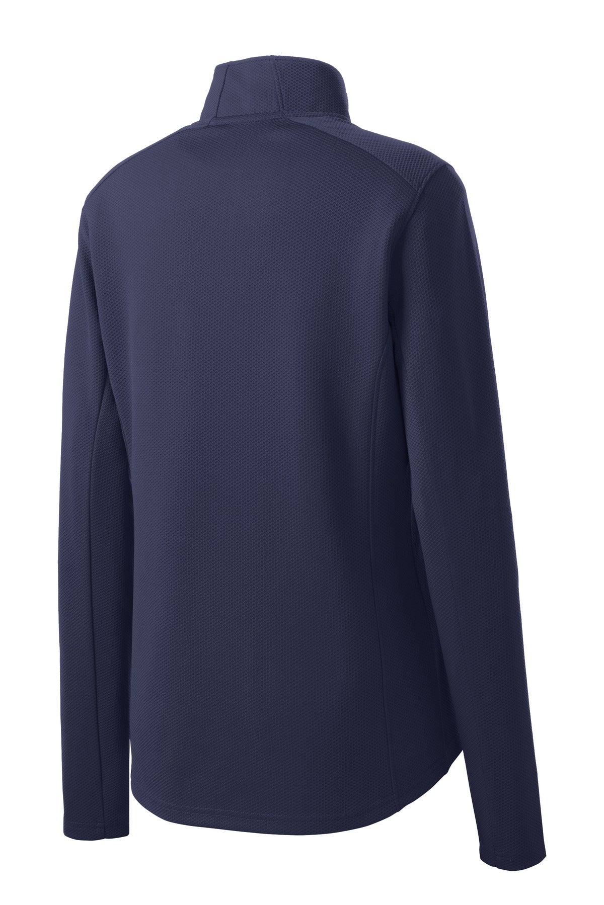 Sport-Tek Women's Sport-Wick Textured 1/4-Zip Pullover.  LST860
