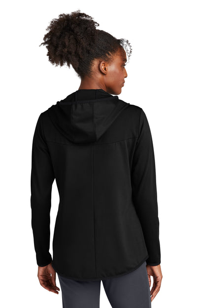 Custom Embroidered Sport-Tek Women's Circuit Hooded Full-Zip LST870,Deep Black