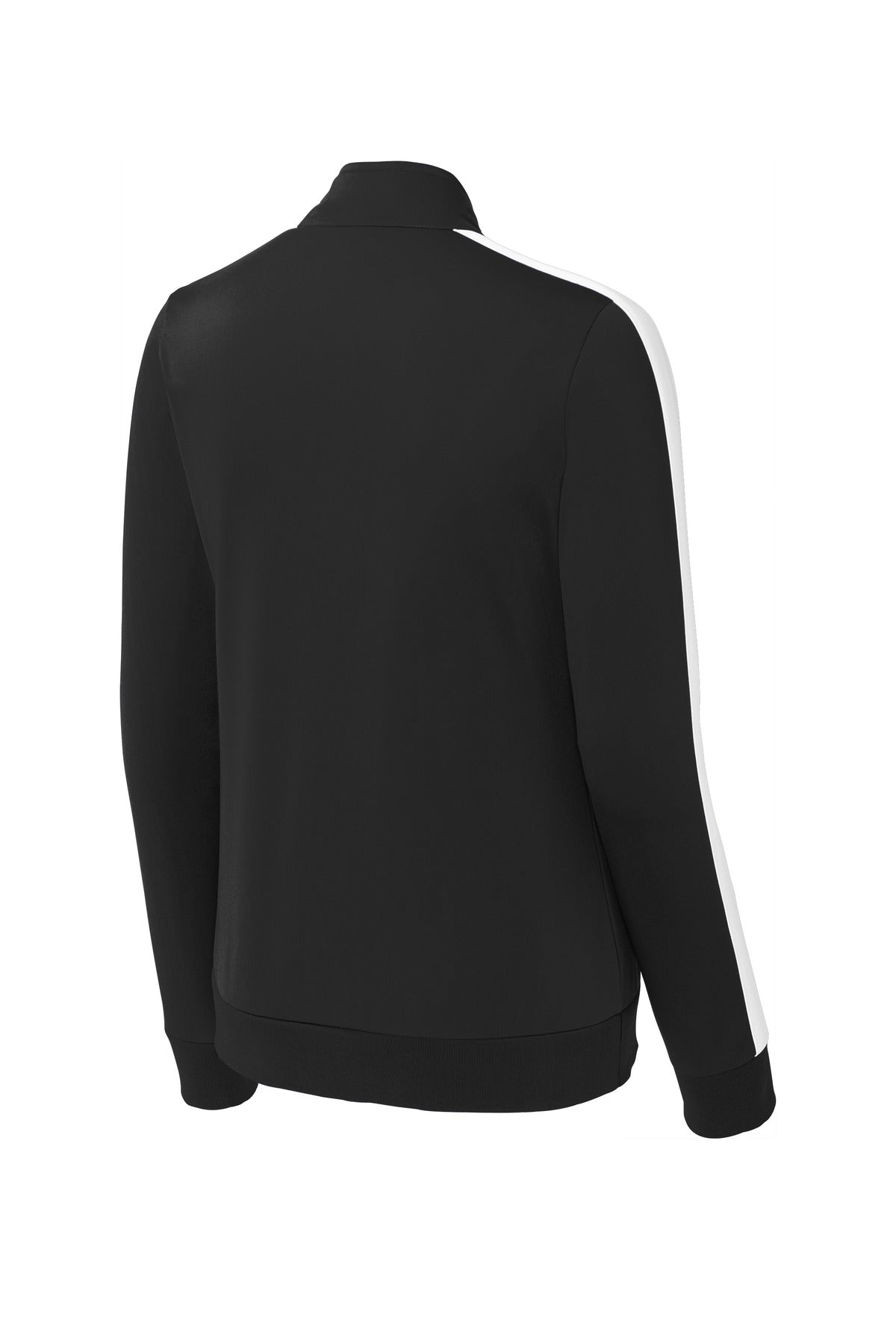 Sport-Tek  Ladies Tricot Sleeve Stripe Track Jacket. LST94