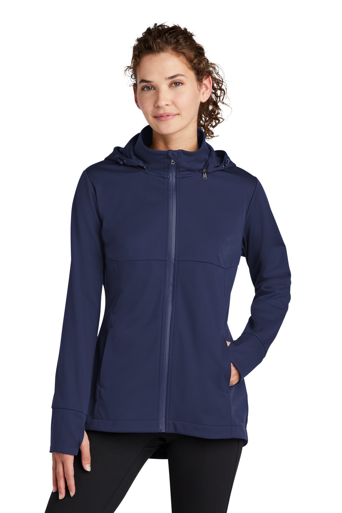 Sport-Tek Women's Hooded Soft Shell Jacket LST980