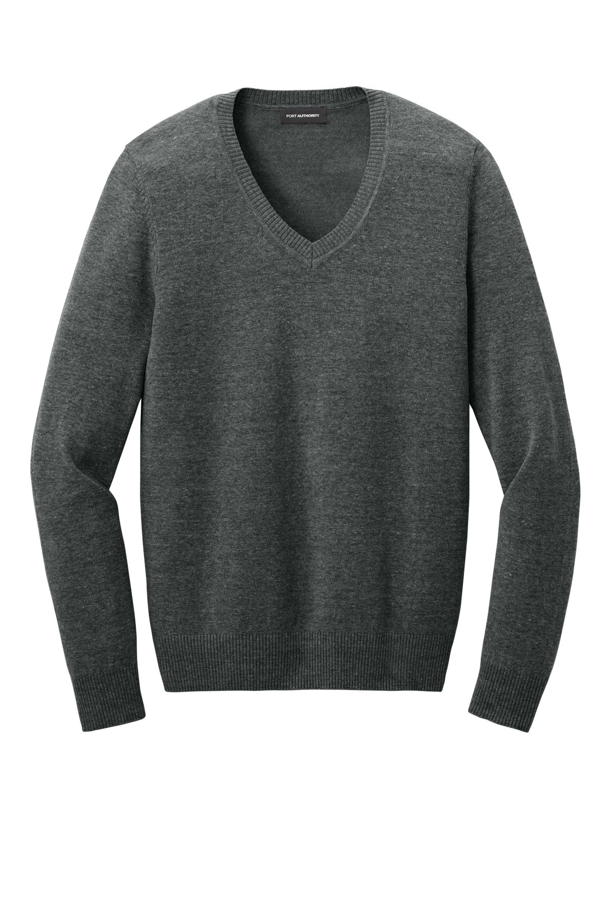 Custom Embroidered Port Authority Polos/Knits in Charcoal Heather