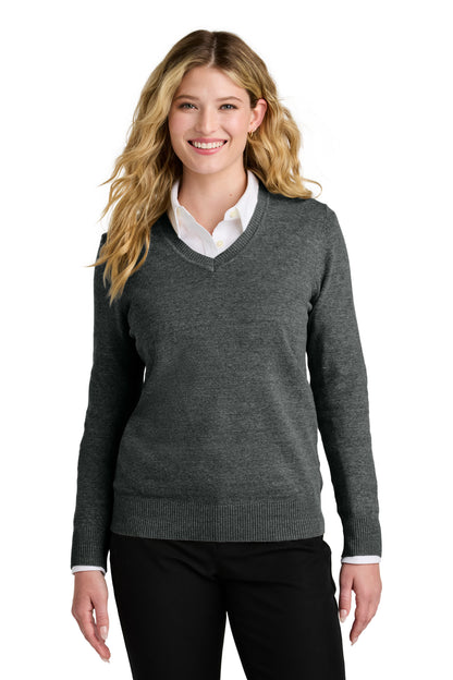 Custom Embroidered Port Authority Polos/Knits in Charcoal Heather
