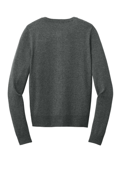 Port Authority Women's Easy Care Crewneck Cardigan Sweater LSW2870