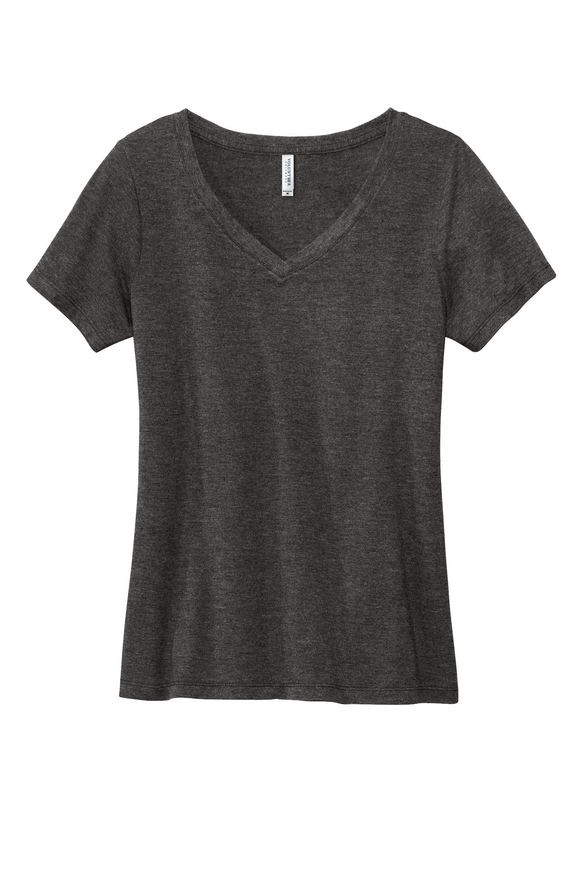 Custom Embroidered Volunteer Knitwear T-Shirts  in Dark Heather Grey