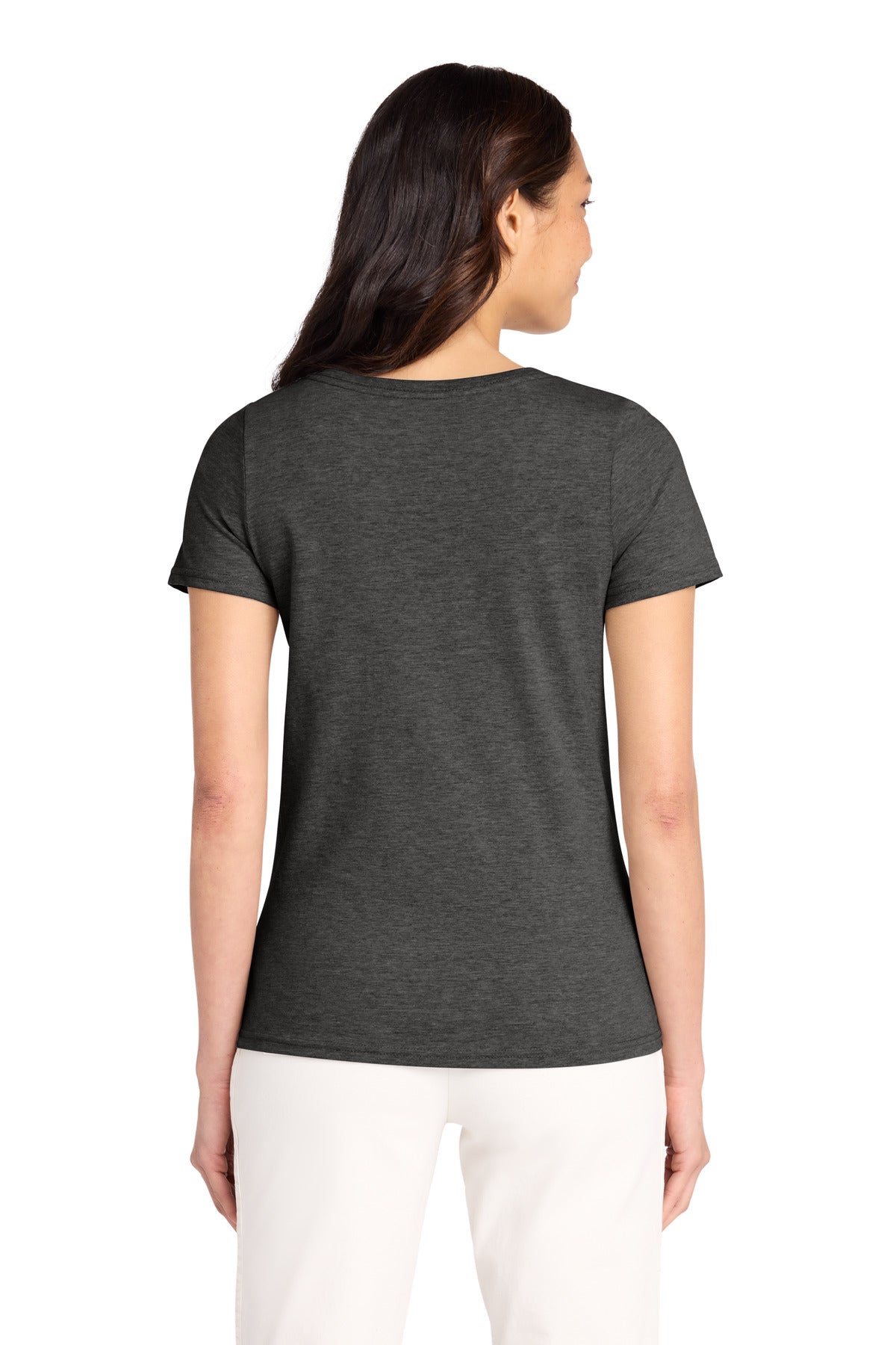 Custom Embroidered Volunteer Knitwear T-Shirts  in Dark Heather Grey
