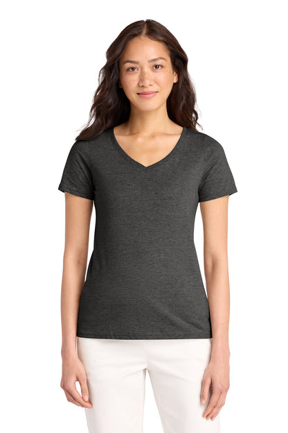 Custom Embroidered Volunteer Knitwear T-Shirts  in Dark Heather Grey