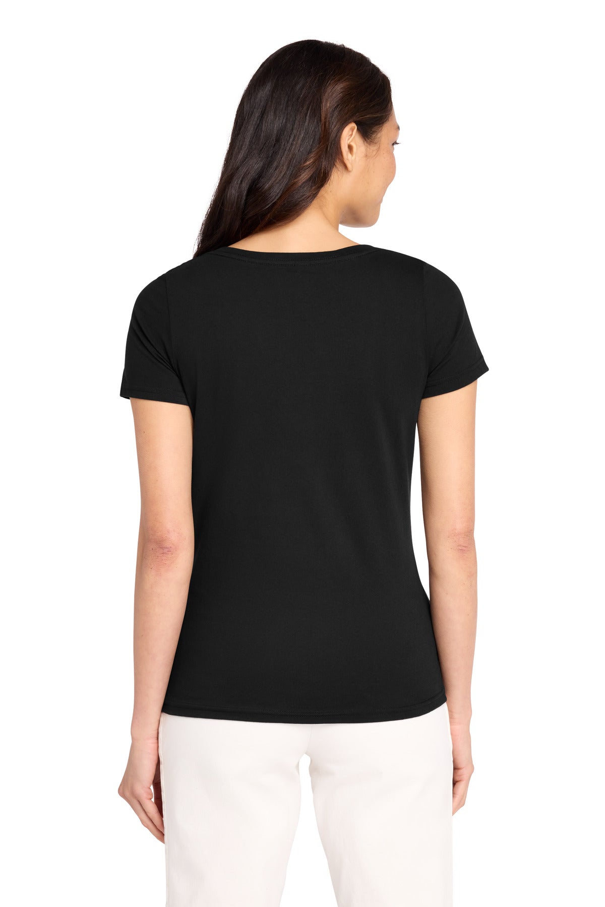 Custom Embroidered Volunteer Knitwear T-Shirts  in Deep Black