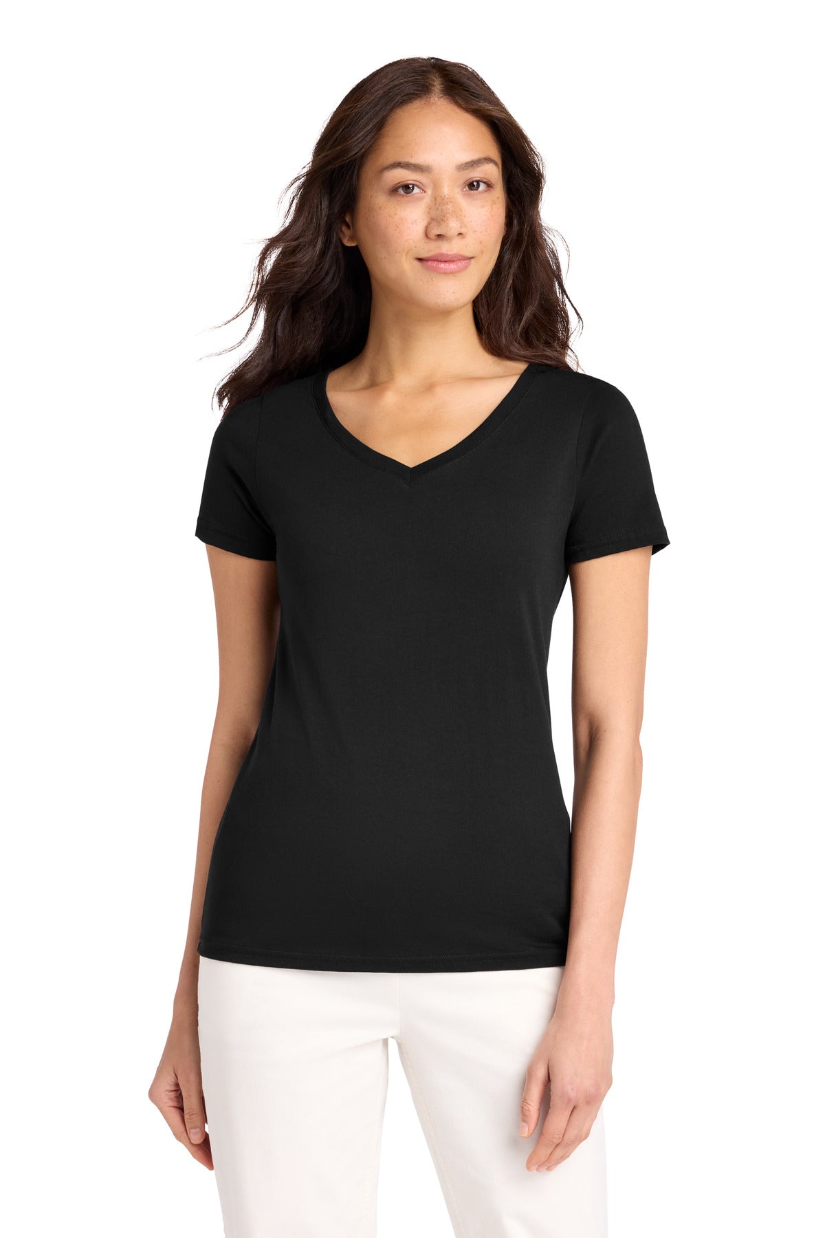 Custom Embroidered Volunteer Knitwear T-Shirts  in Deep Black
