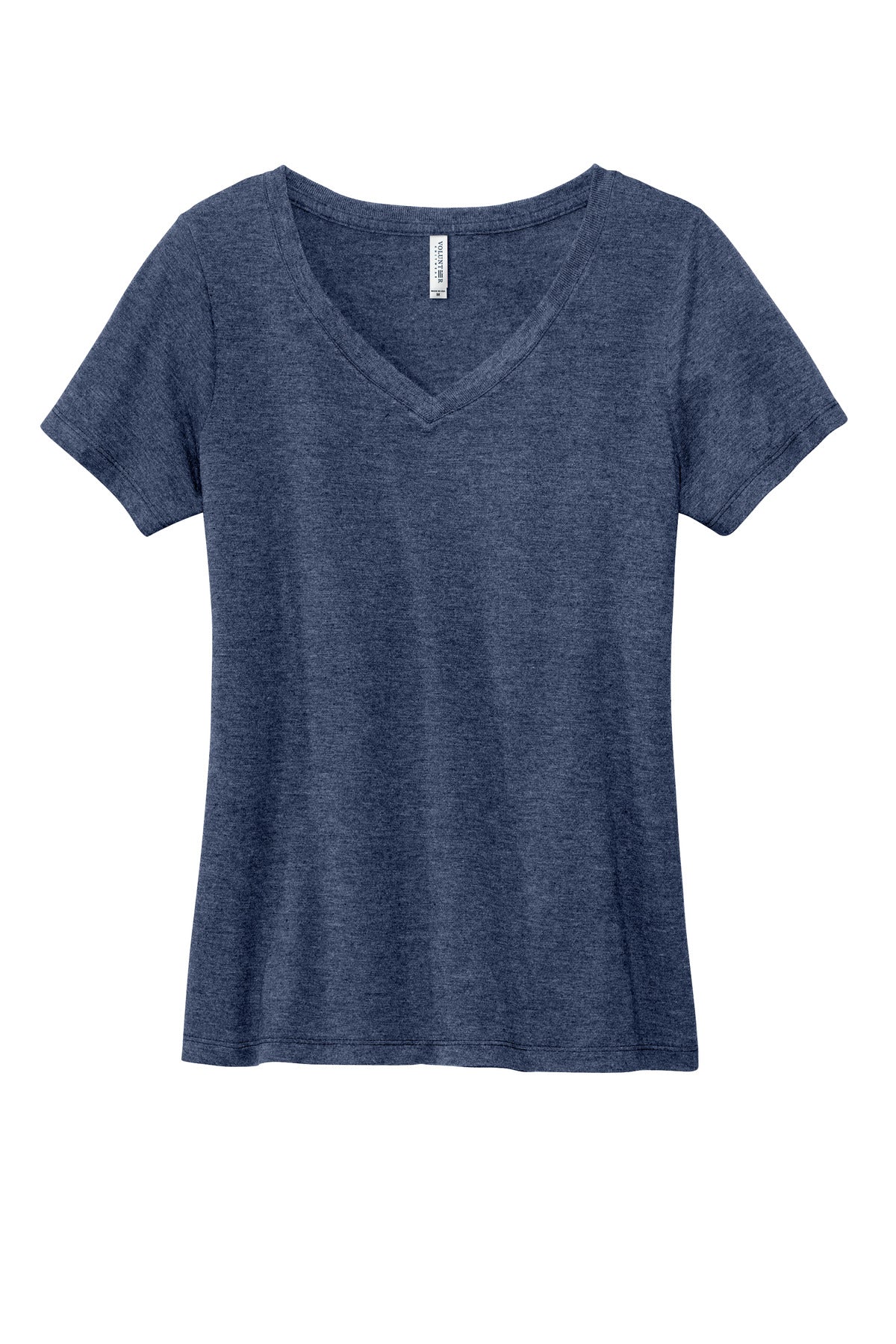 Custom Embroidered Volunteer Knitwear T-Shirts  in Heather Navy