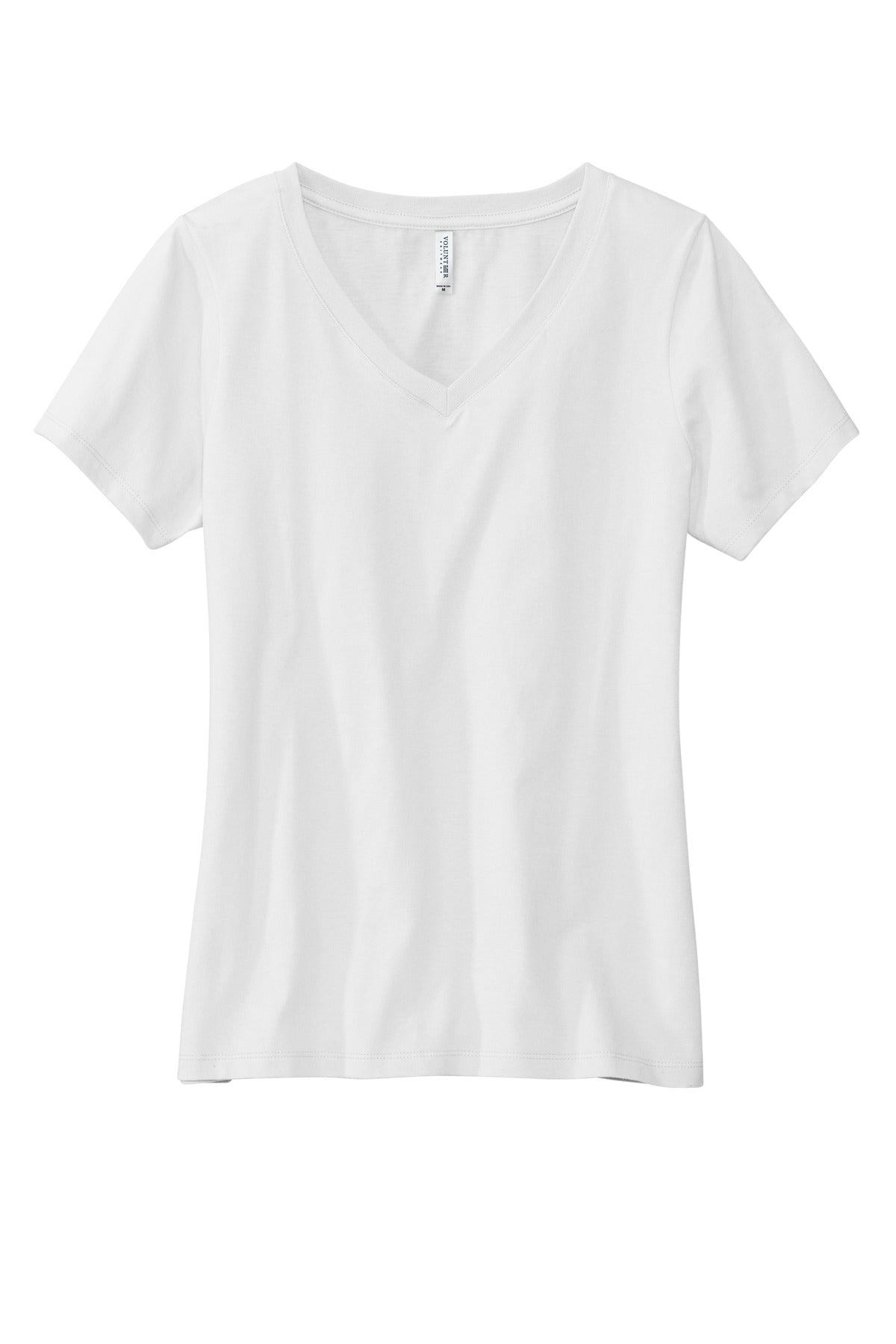 Custom Embroidered Volunteer Knitwear T-Shirts  in White