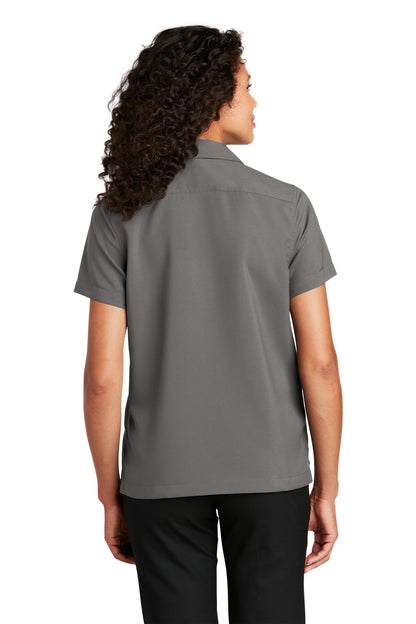 Custom Embroidered Port Authority Women's Short Sleeve Performance Staff Shirt LW400,Graphite