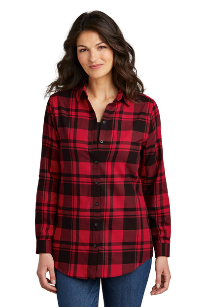 Port Authority Women's Plaid Flannel Tunic . LW668