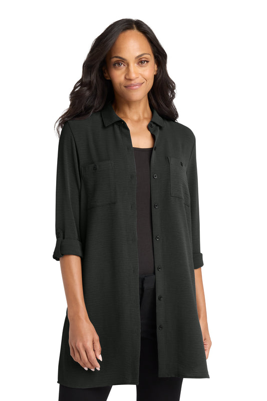Port Authority Women's Textured Crepe Long Tunic LW715