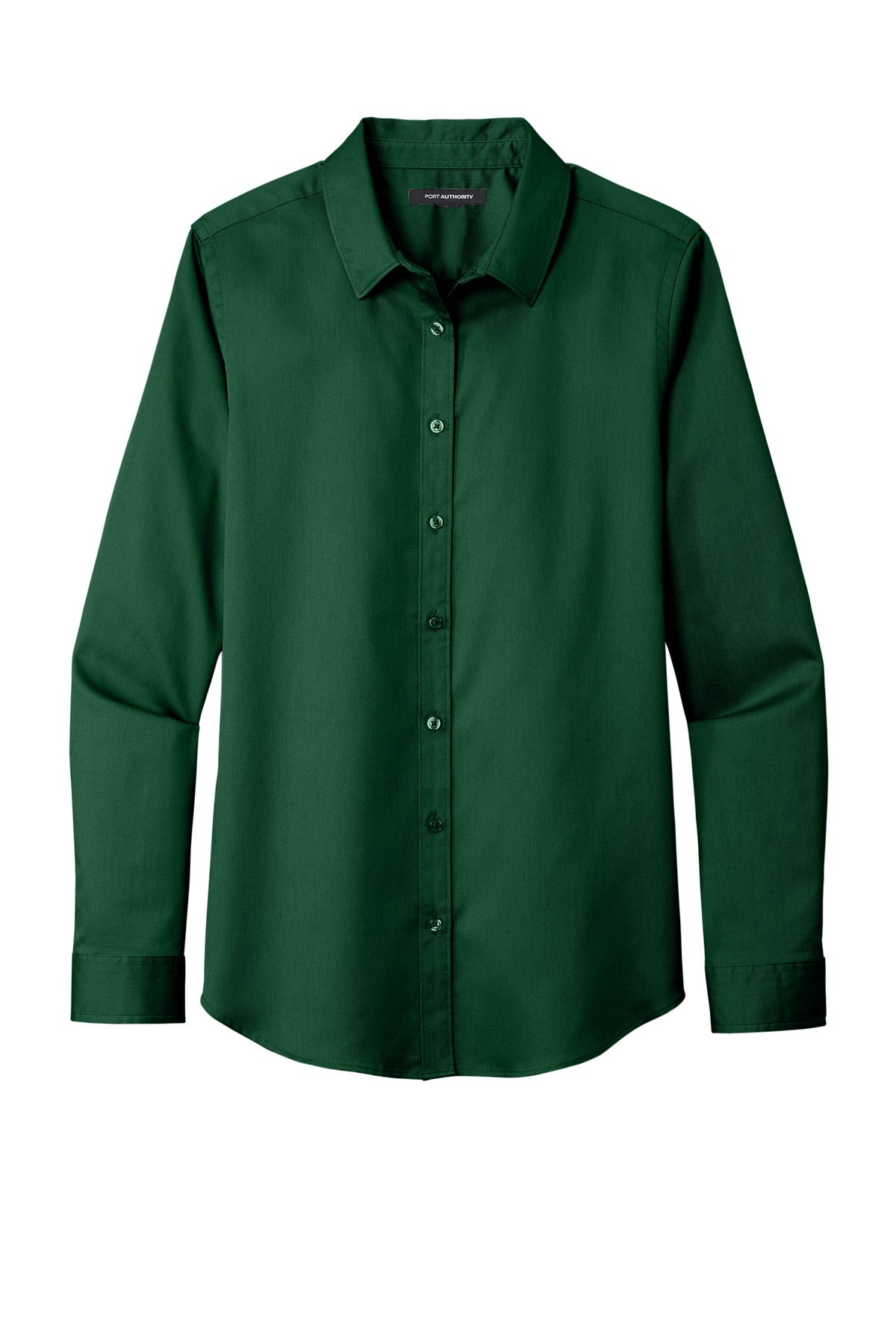 Custom Embroidered Port Authority Clothing Tops in Dark Green