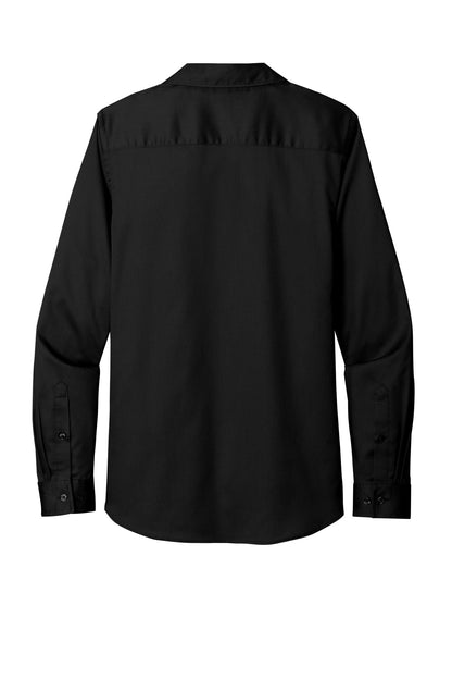 Custom Embroidered Port Authority Clothing Tops in Deep Black