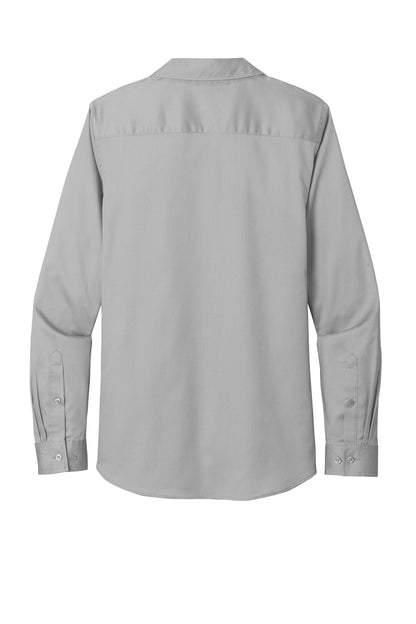 Custom Embroidered Port Authority Clothing Tops in Gusty Grey