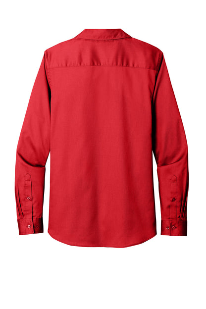 Custom Embroidered Port Authority Clothing Tops in Rich Red