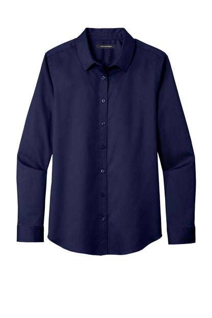 Custom Embroidered Port Authority Clothing Tops in True Navy