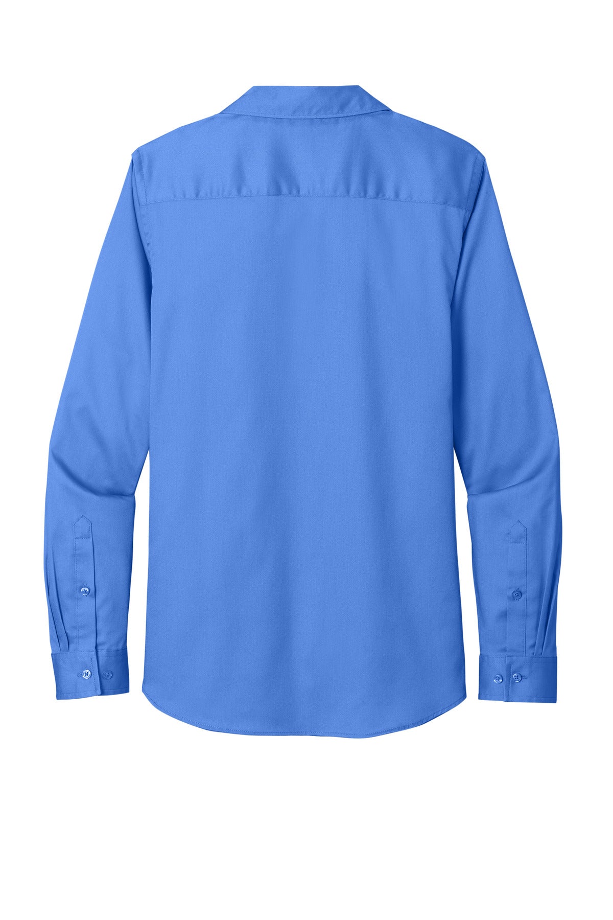 Custom Embroidered Port Authority Clothing Tops in Ultramarine Blue