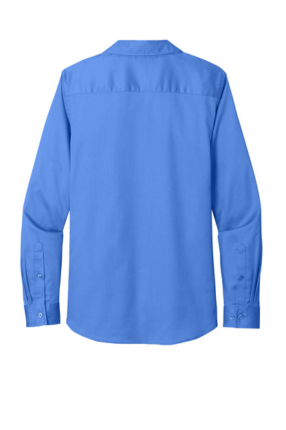 Custom Embroidered Port Authority Clothing Tops in Ultramarine Blue