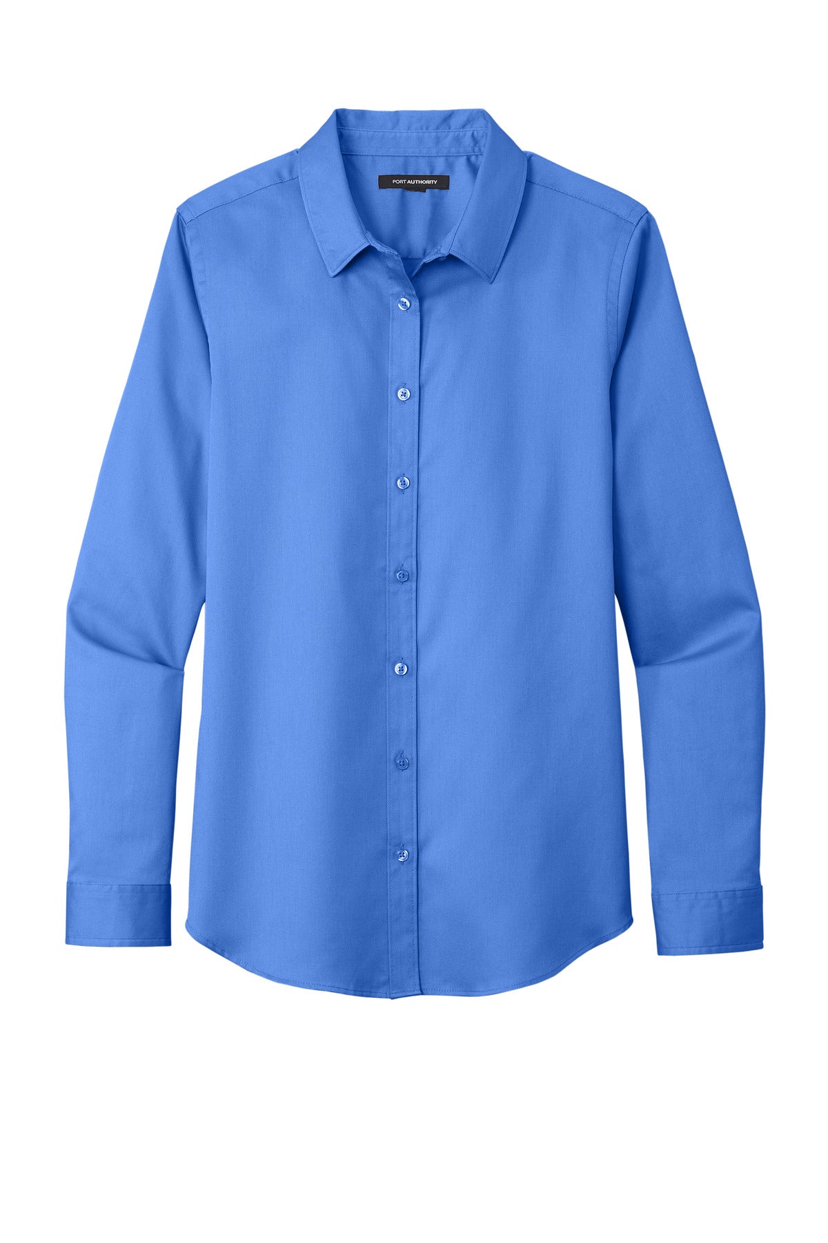 Custom Embroidered Port Authority Clothing Tops in Ultramarine Blue