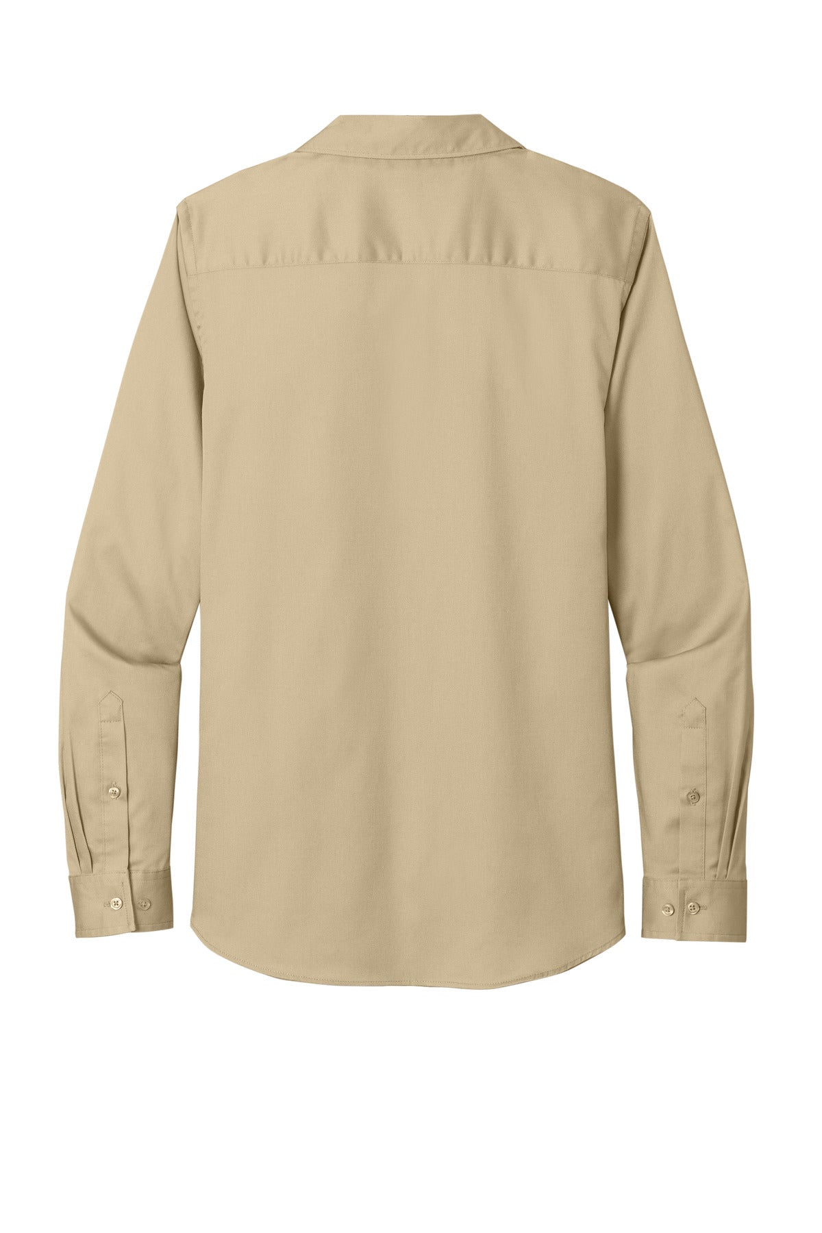 Custom Embroidered Port Authority Clothing Tops in Wheat