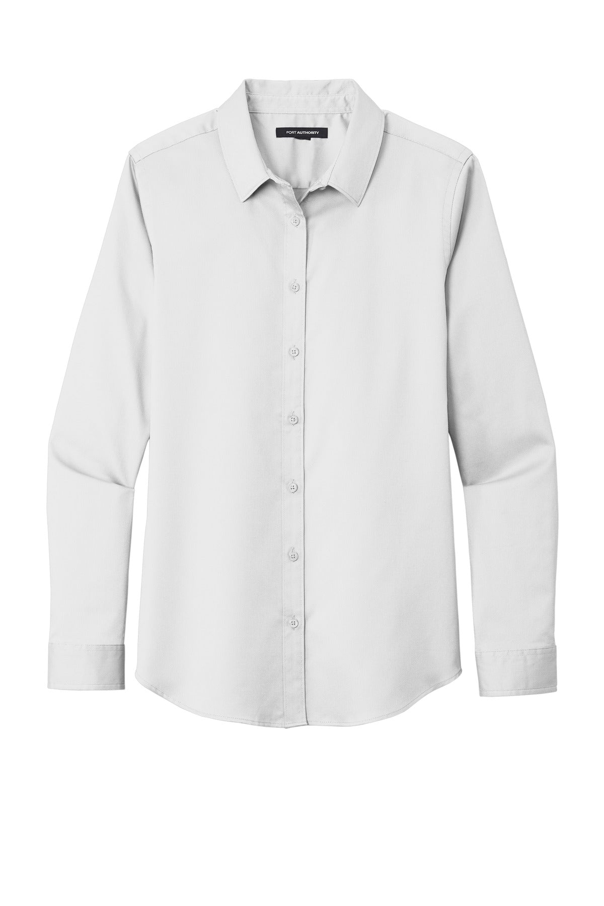 Custom Embroidered Port Authority Clothing Tops in White