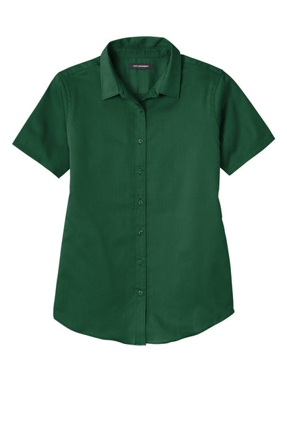 Custom Embroidered Port Authority Clothing Tops in Dark Green