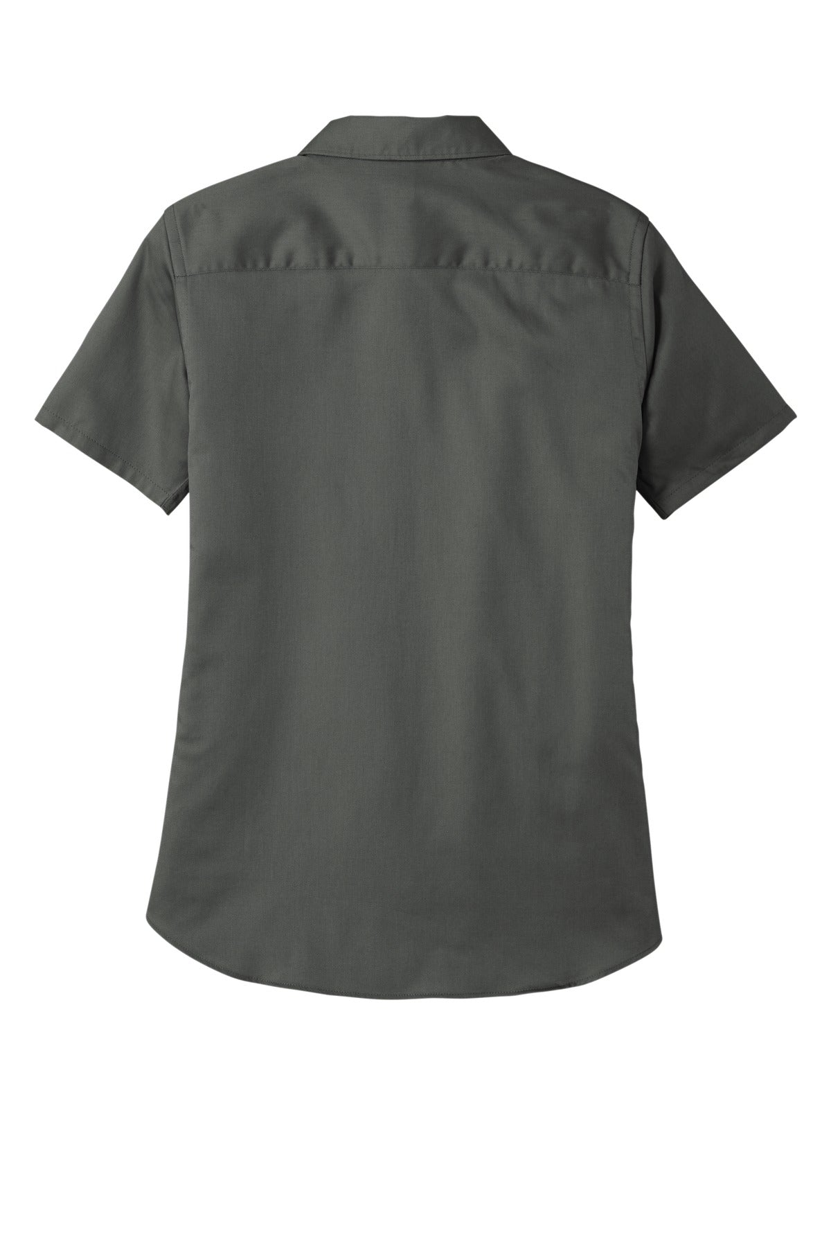 Custom Embroidered Port Authority Clothing Tops in Storm Grey