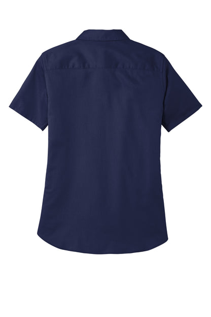 Custom Embroidered Port Authority Clothing Tops in True Navy