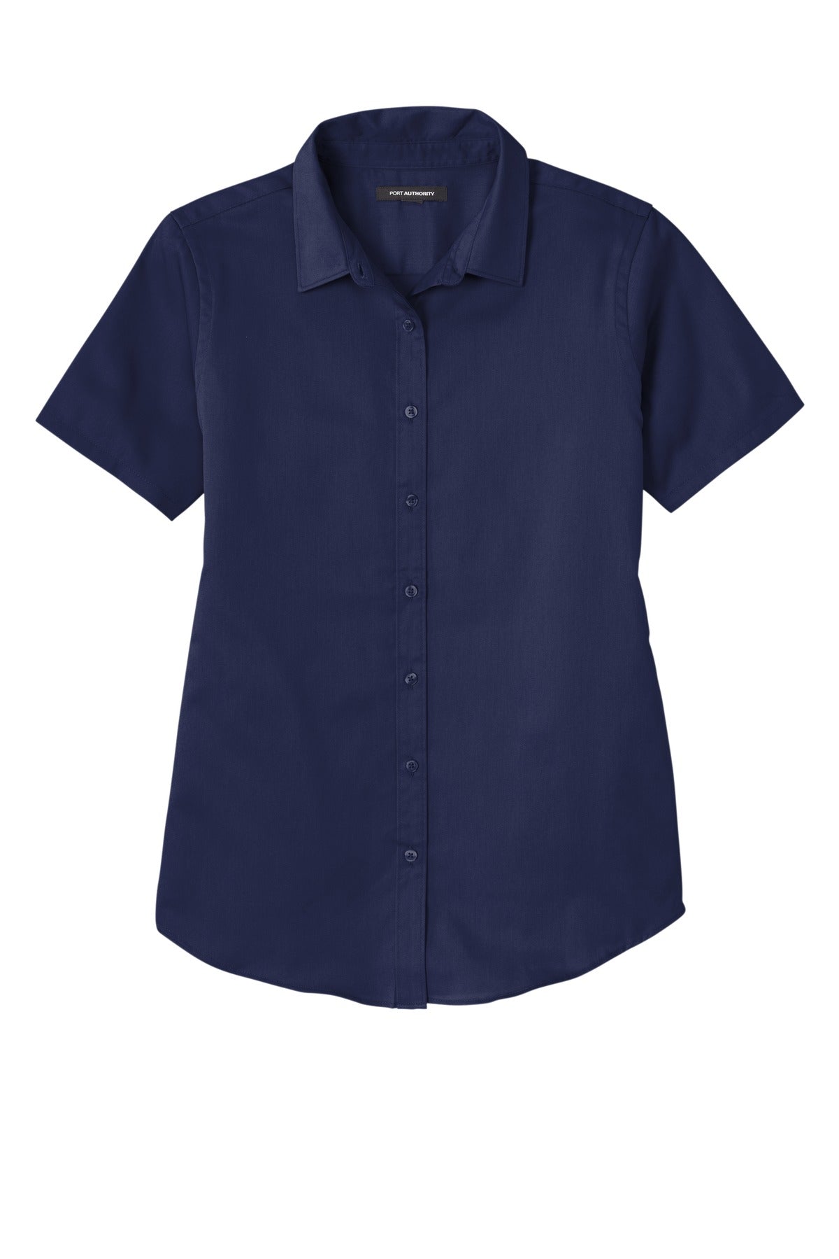 Custom Embroidered Port Authority Clothing Tops in True Navy