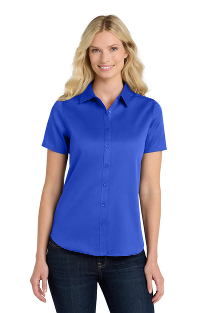 Custom Embroidered Port Authority Clothing Tops in True Royal