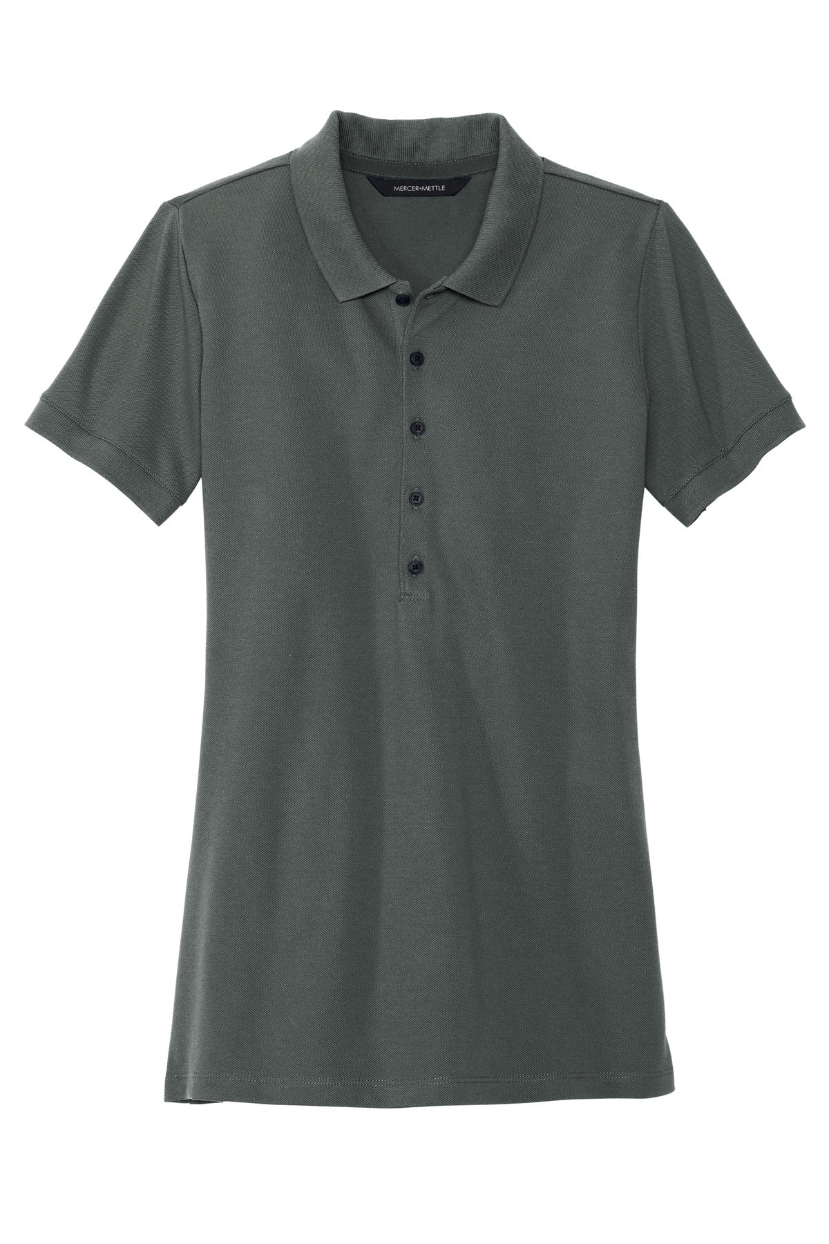 Custom Embroidered Mercer+Mettle Polos/Knits in Anchor Grey
