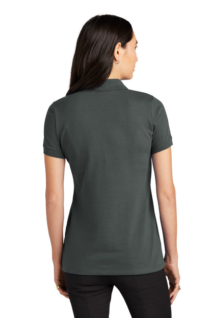 Custom Embroidered Mercer+Mettle Women's Stretch Heavyweight Pique Polo MM1001,Anchor Grey