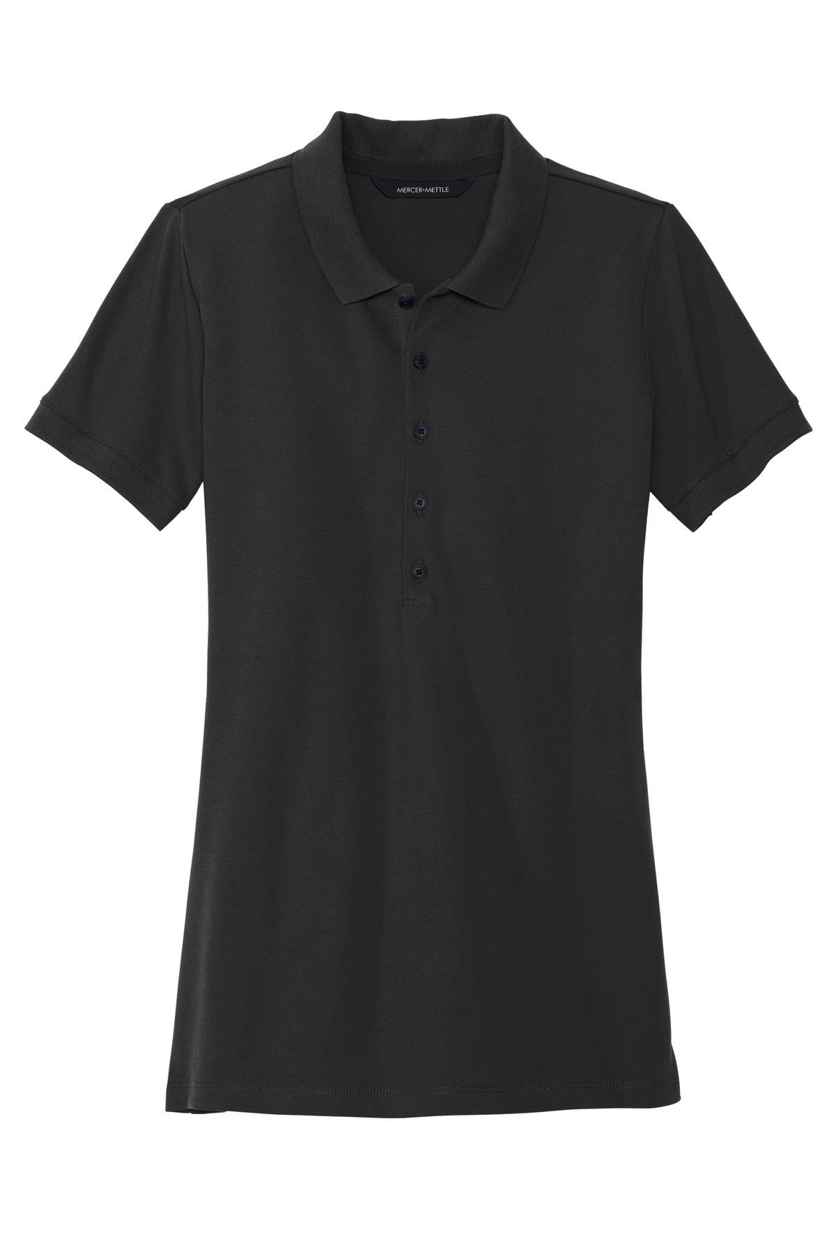 Custom Embroidered Mercer+Mettle Polos/Knits in Deep Black