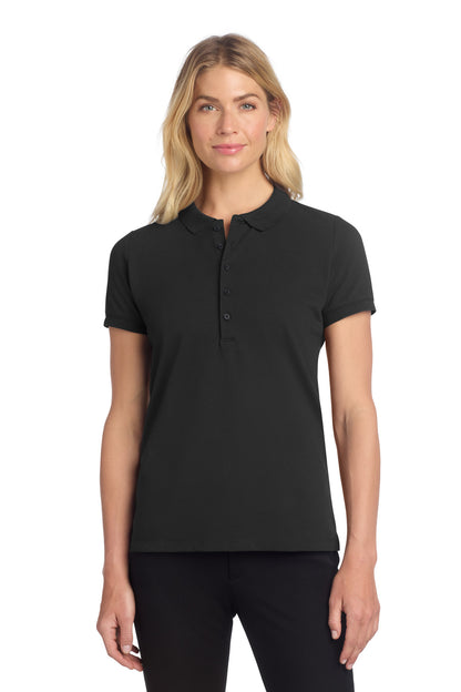 Custom Embroidered Mercer+Mettle Polos/Knits in Deep Black