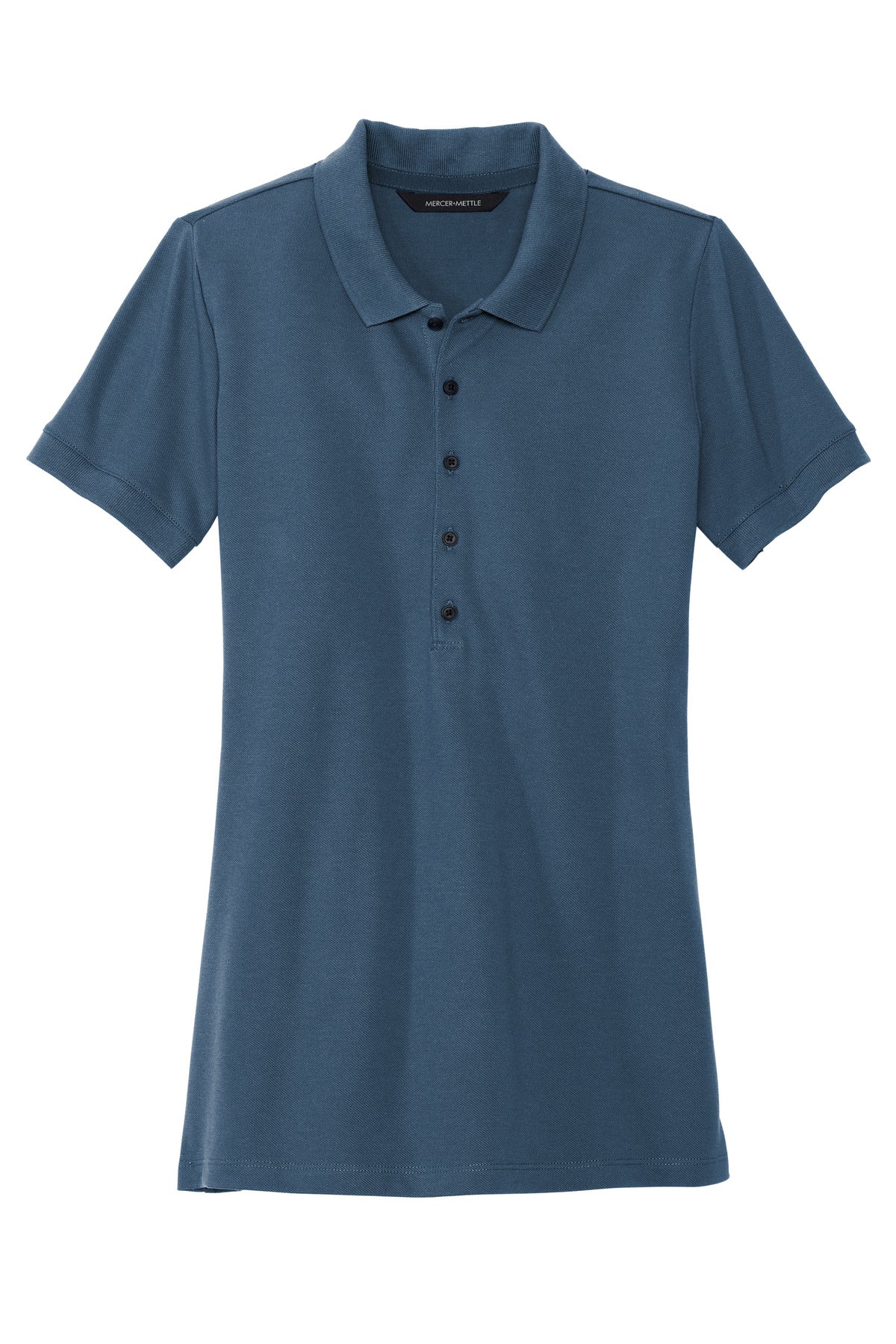 Custom Embroidered Mercer+Mettle Polos/Knits in Insignia Blue