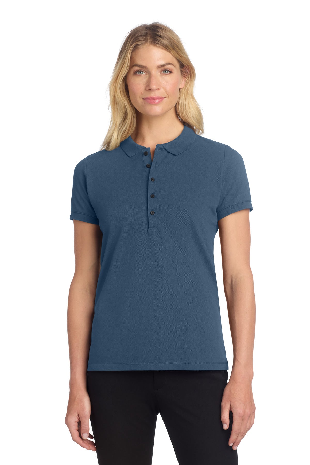 Custom Embroidered Mercer+Mettle Polos/Knits in Insignia Blue