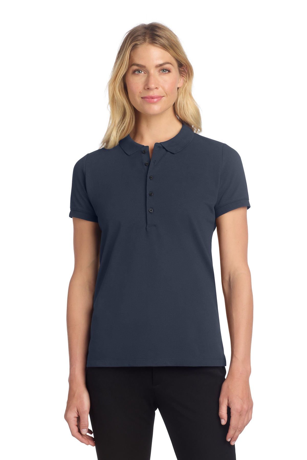 Custom Embroidered Mercer+Mettle Polos/Knits in Night Navy